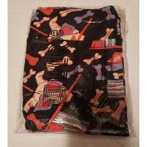 Nwt LULAROE OS LEGGINGS UNICORN RARE HTF! PATRIOTIC PIT BULL DOGS